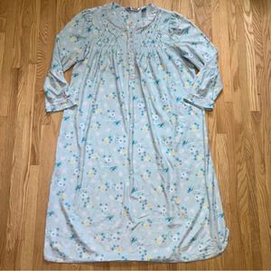 Jasmine Rose Long Sleeve Full Length Fleecy Nightgown Nightie Pajamas PJs